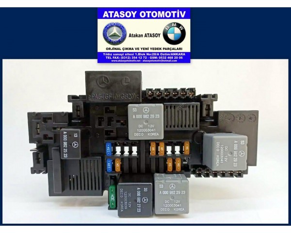 MERCEDES W205 ÖN SİGORTA TABLASI 2229063805 2229063202 2229063701 , 2229063302 2229066801 , 2229063301 , 2139065706 , 2139062302 , 2139062202 GLC SİGORTA TABLASI